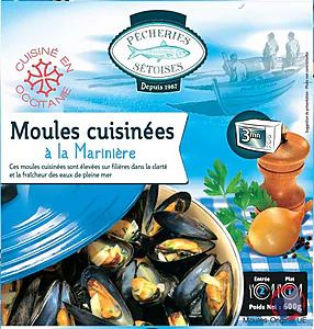 Rappel produit Moules cuisinées à la marinière Pêcheries Sétoises