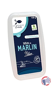 Rappel produit Rillette de marlin nature 130 gr Le pêcheur Créole