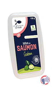 Rappel produit Rillette de saumon 130 gr Le pêcheur Créole