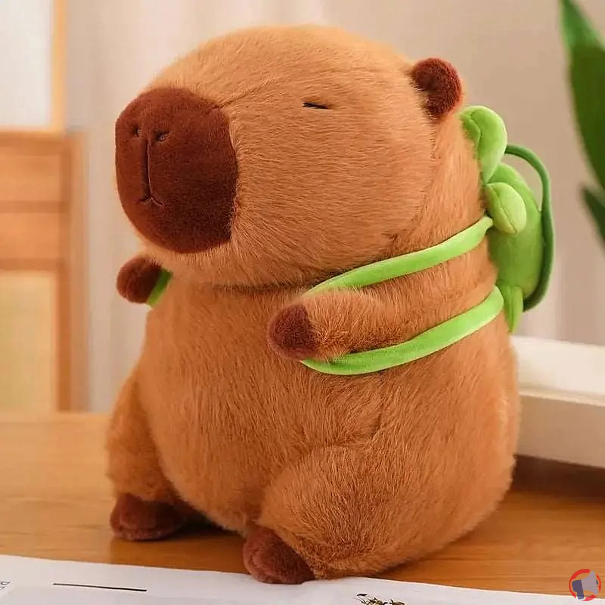 Rappel produit : peluche capybara cartable de 25 cm
