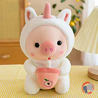 Rappel produit Peluche Cochon Bubble Tea Kawaï (photo numéro 1)