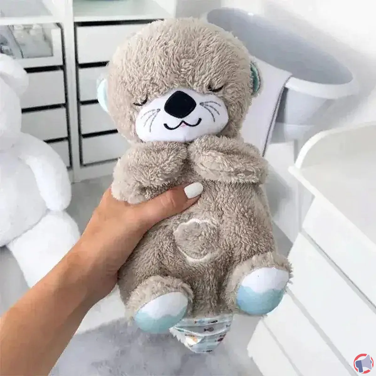 Rappel de la peluche loutre qui respire : risques d'étouffement et de brûlures