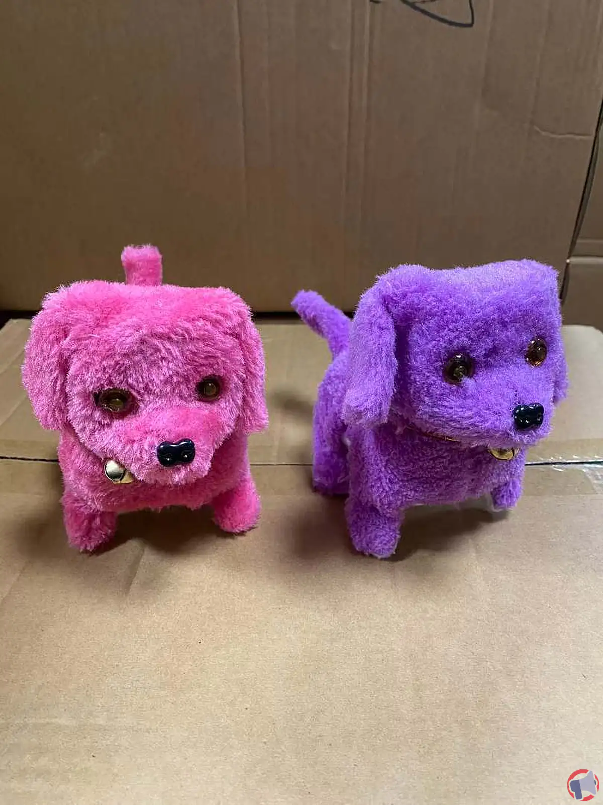 Rappel : peluches chien pile grelo