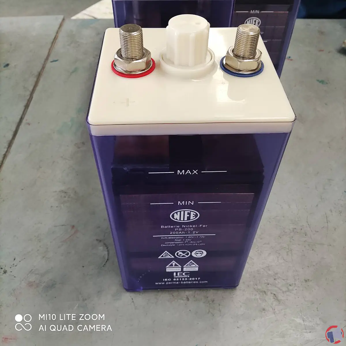 Rappel produit : Perma Batteries — Batterie nickel‑fer (Nickel–Iron) en cours et risques pour les consommateurs