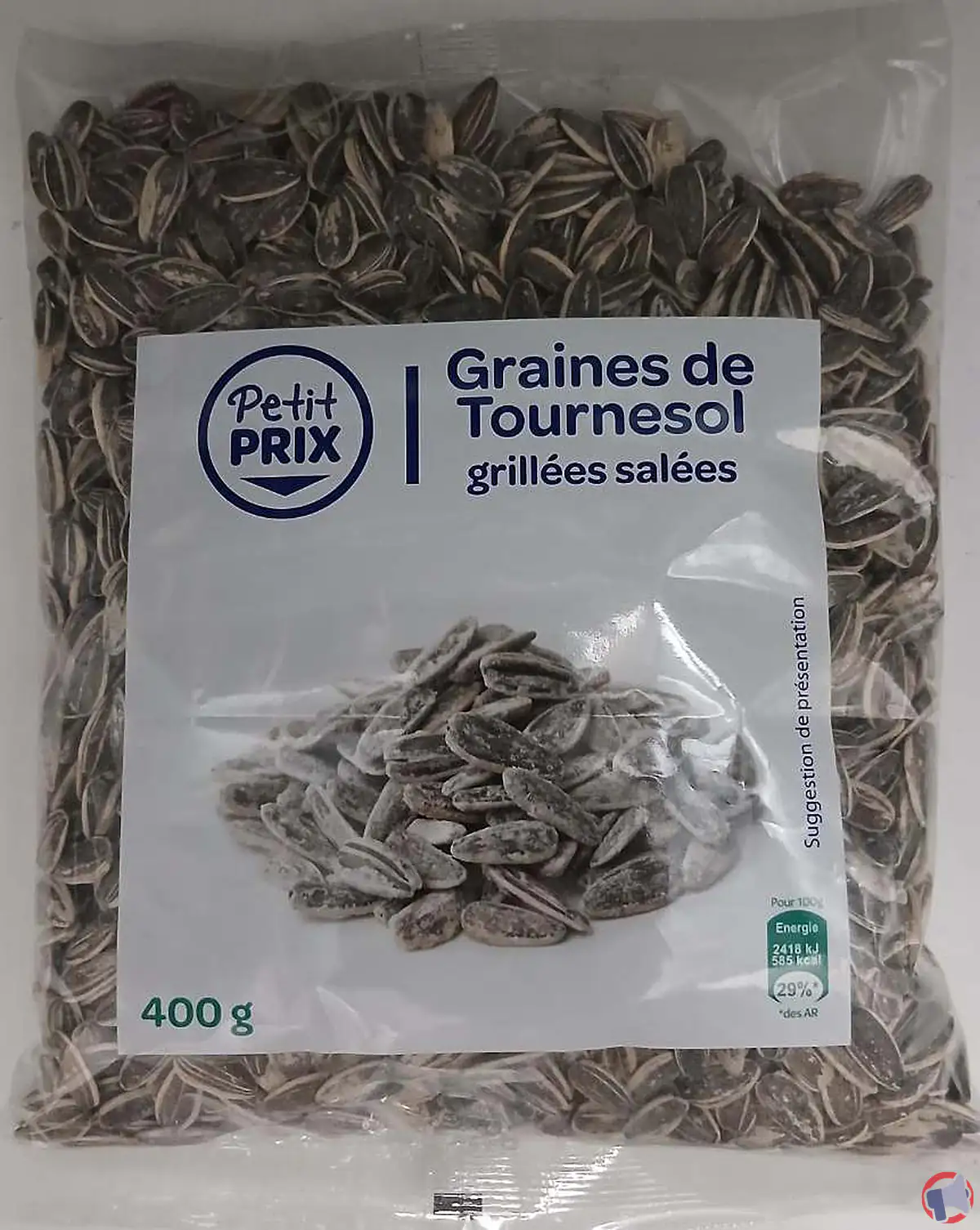 Rappel : petit prix graines tournesol grillées rappelé pour risque de contamination