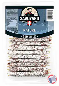 Rappel produit BRINDILLES NATURES (SAUCISSON SEC PUR PORC) LE PETIT SAVOYARD