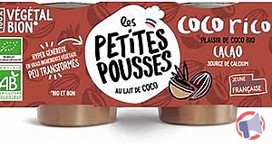 Rappel produit Plaisir de coco BIO cacao Les Petites Pousses