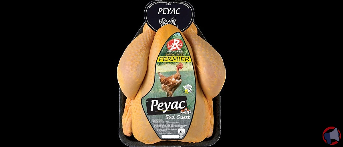 Rappel de produit : Poulet Label Rouge Sud Ouest Jaune Peyac pour non-conformité microbiologique