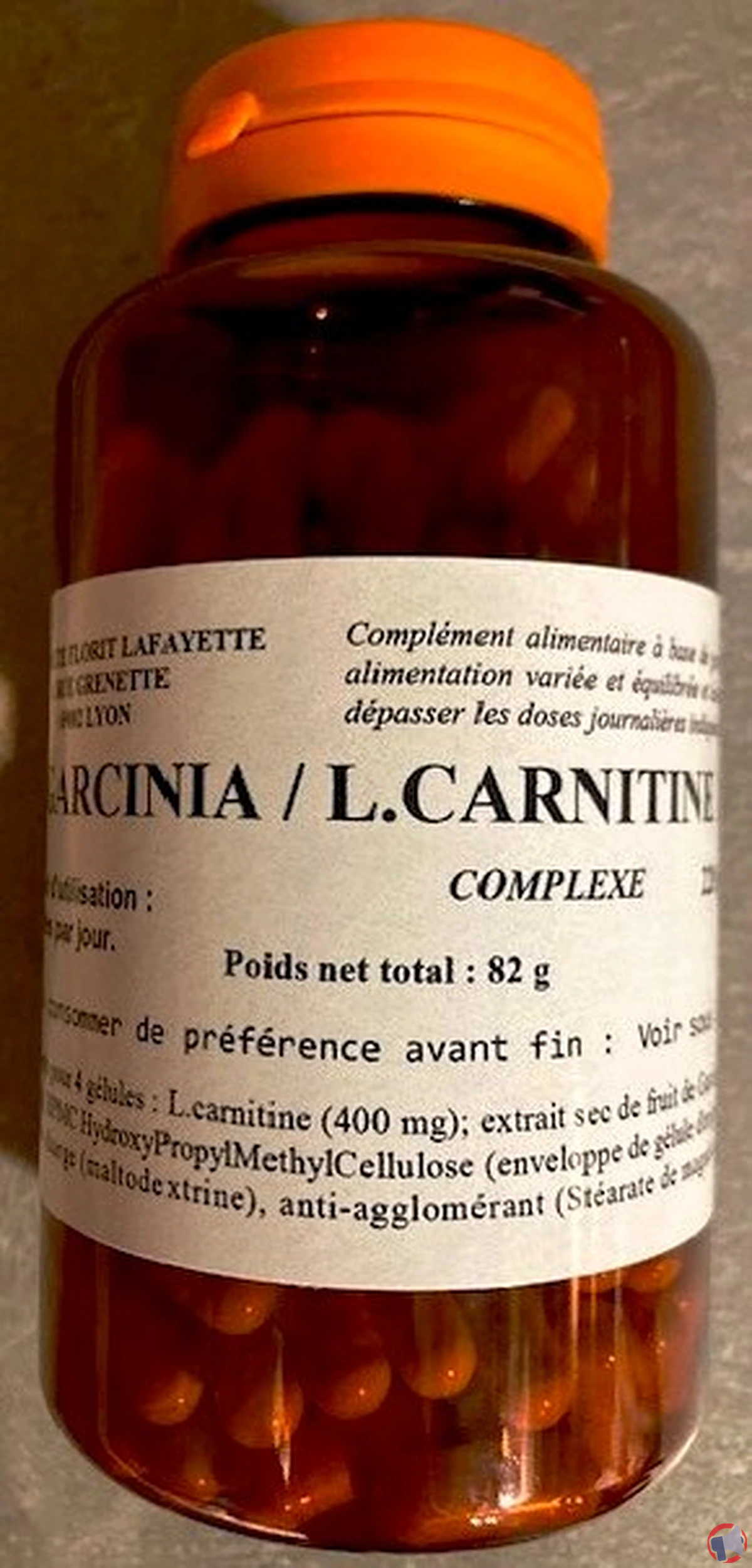 Rappel de compléments alimentaires de la marque Pharmacie Florit Lafayette