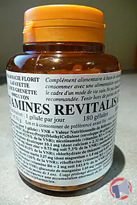Rappel produit VITAMINES REVITALISANTES PHARMACIE FLORIT LAFAYETTE
