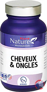 Rappel produit Complément aliimentaire Cheveux et Ongles PharmNature Micronutrition