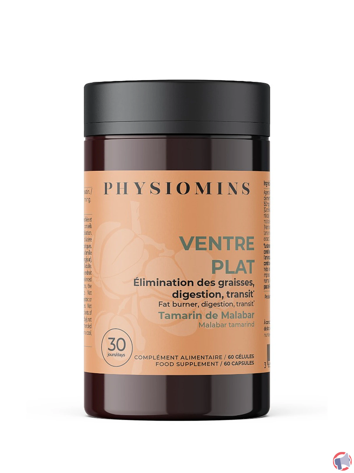 Rappel de produit : compléments alimentaires 'Ventre Plat' de Physiomins