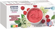 Rappel produit PICARD 2 mini-pots Framboise - Fleur de sureau