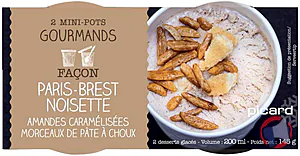 Rappel produit 2 MINI-POTS GOURMANDS FAÇON PARIS-BREST NOISETTE PICARD
