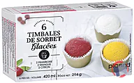 Rappel produit 6 timbales de sorbet glacées framboise - mangue - citron PICARD (photo numéro 1)