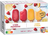 Rappel produit 8 MINI BATONNETS SORBET FRUITS - Framboise / Citron PICARD (photo numéro 1)