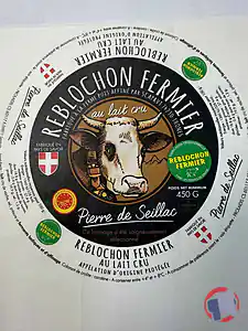 Rappel produit Reblochon fermier AOP Pierre de Seillac