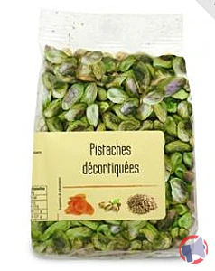 Rappel produit PISTACHE DECORTIQUEE 200 gr et PISTACHE DECORTIQUEE sac 5 KG