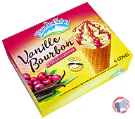 Rappel produit PITON DES NEIGES Cônes x 6 Piton des Neiges vanille bourbon et coulis de Goyavier