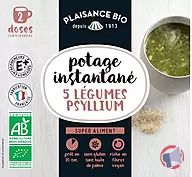 Rappel produit POTAGE INSTANTANÉ BIO 5 LÉGUMES-PSYLLIUM PLAISANCE BIO (photo numéro 1)