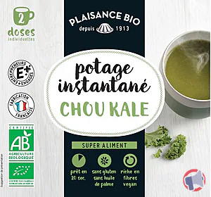 Rappel produit POTAGE INSTANTANÉ BIO CHOU KALE PLAISANCE BIO