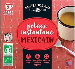 Rappel produit POTAGE INSTANTANÉ BIO MEXICAIN PLAISANCE BIO