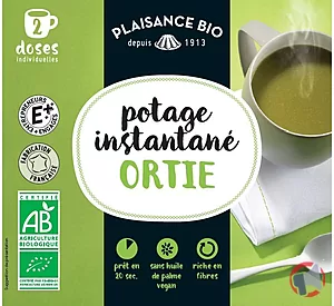 Rappel produit POTAGE INSTANTANÉ BIO ORTIE PLAISANCE BIO