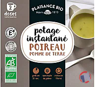 Rappel produit POTAGE INSTANTANÉ BIO POIREAU POMME DE TERRE PLAISANCE BIO