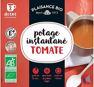Rappel produit POTAGE INSTANTANÉ BIO TOMATE PLAISANCE BIO