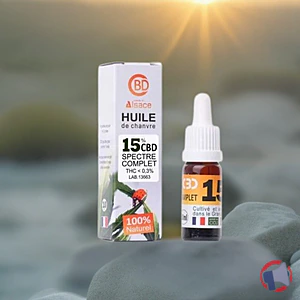 Rappel produit Huile de chanvre CBD 15 % - spectre complet Les Planteurs Alsaciens