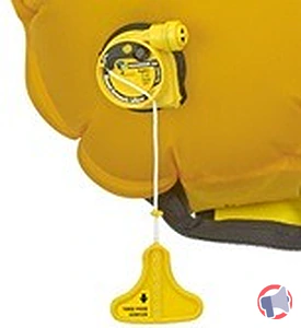 Rappel produit Gilets de sauvetage équipés de l'ensemble déclencheur hydrostatique Hammar MA1 et cylindre CO2 ISI PLASTIMO