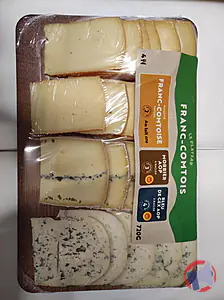 Rappel produit Le plateau Franc-comtois 720g assortiment de 3 fromages pour raclette