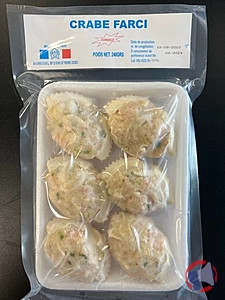 Rappel produit CRABE FARCI PNE 240G