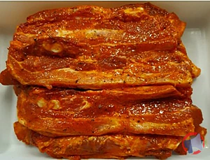Rappel produit Poitrine de porc marinée crue