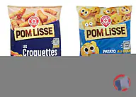 Rappel produit CROQUETTES DE POMMES DE TERRE 1KG et PATATO RIGOLO 750G SURGELÉS POM’LISSE (photo numéro 1)