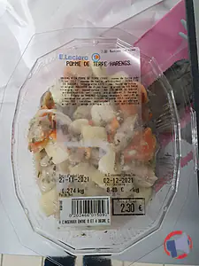 Rappel produit Pomme de terre/harengs