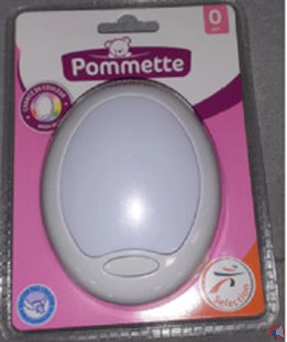 Rappel de produit : Veilleuse murale de la marque Pommette pour risque de choc électrique