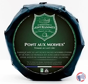 Rappel produit Fromage Pâte pressée au lait cru : petits formats 250 g Pont aux Moines