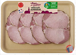 Rappel produit Rôti de porc cuit supérieur Porc de Nos Villages