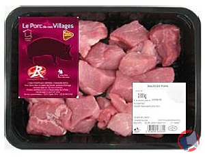 Rappel produit SAUTE DE PORC Porc de nos Villages
