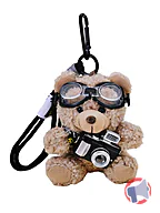 Rappel produit Porte-clés nounours avec appareil photo et lunettes, modèle "Winnie" (photo numéro 1)