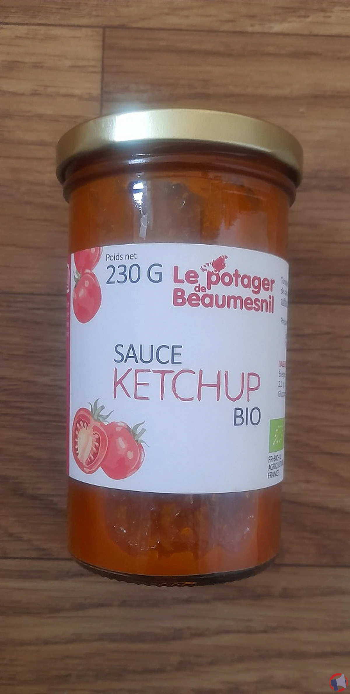 Rappel de produit : sauce ketchup bio Le Potager de Beaumesnil