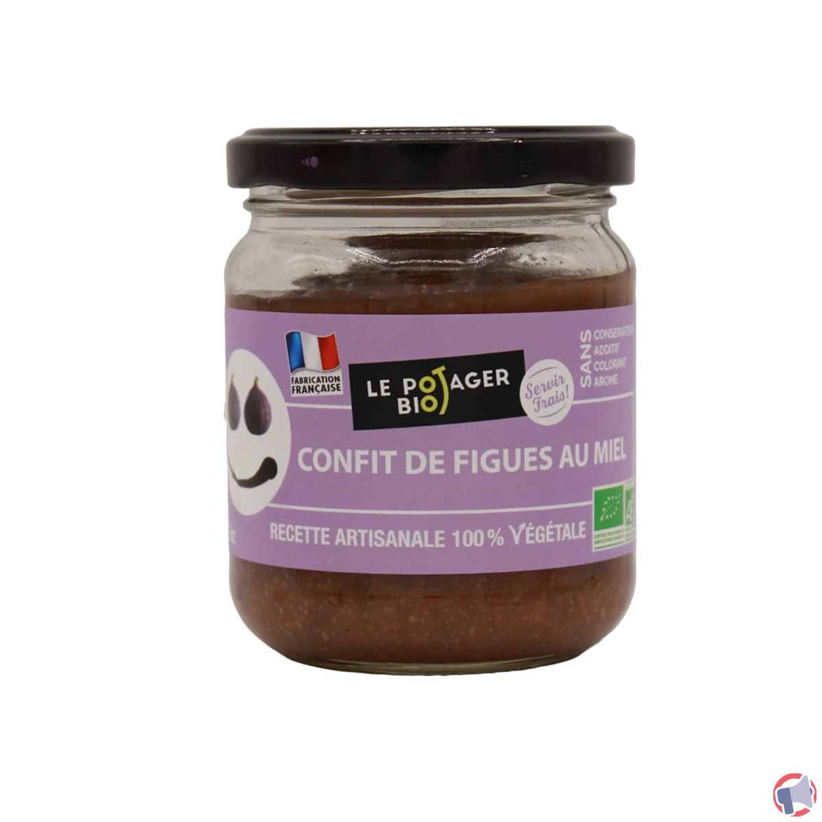 Rappel de produit : confit de figues 200g de la marque Le Potager Bio