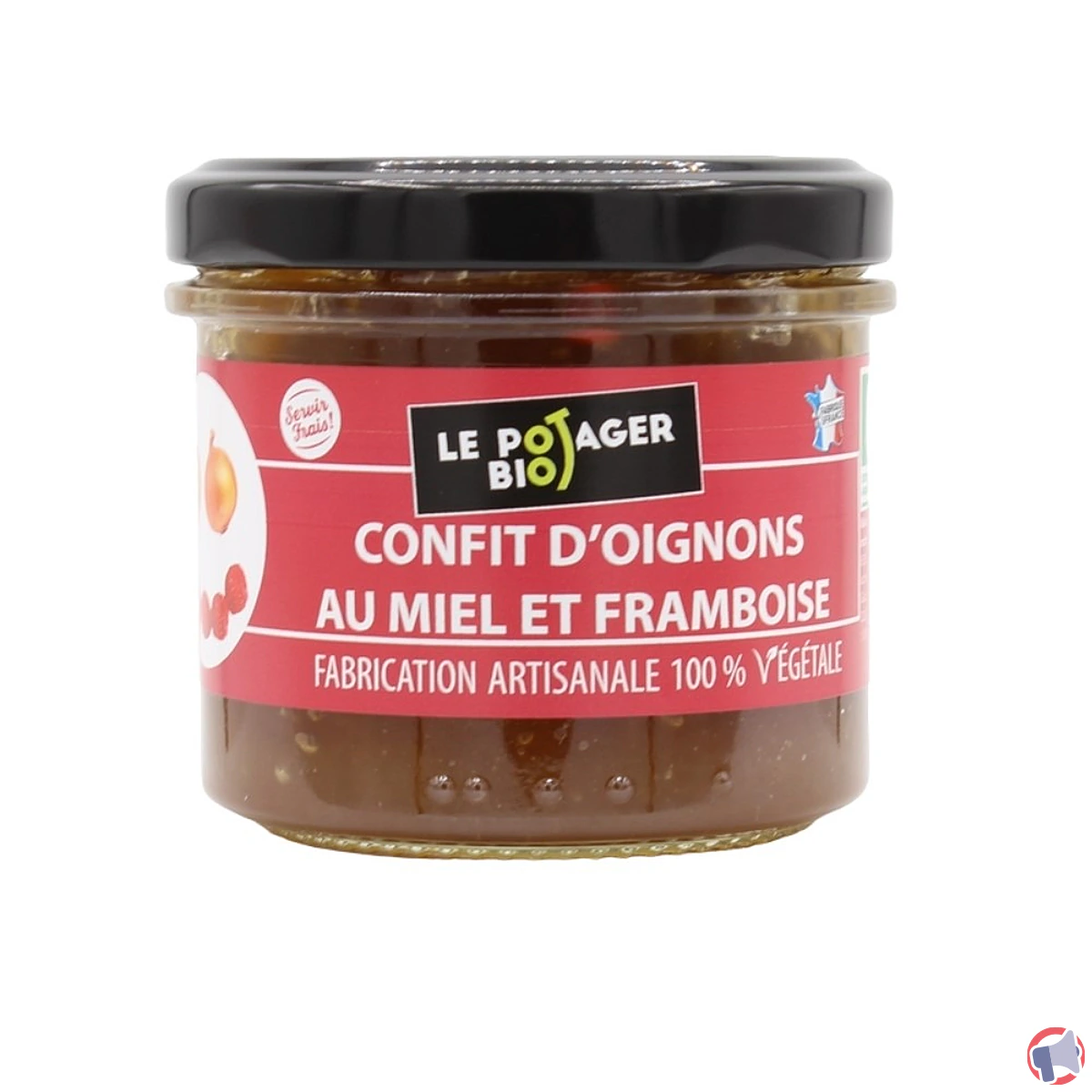 Rappel produit : confit oignons framboise de la marque Le Potager Bio