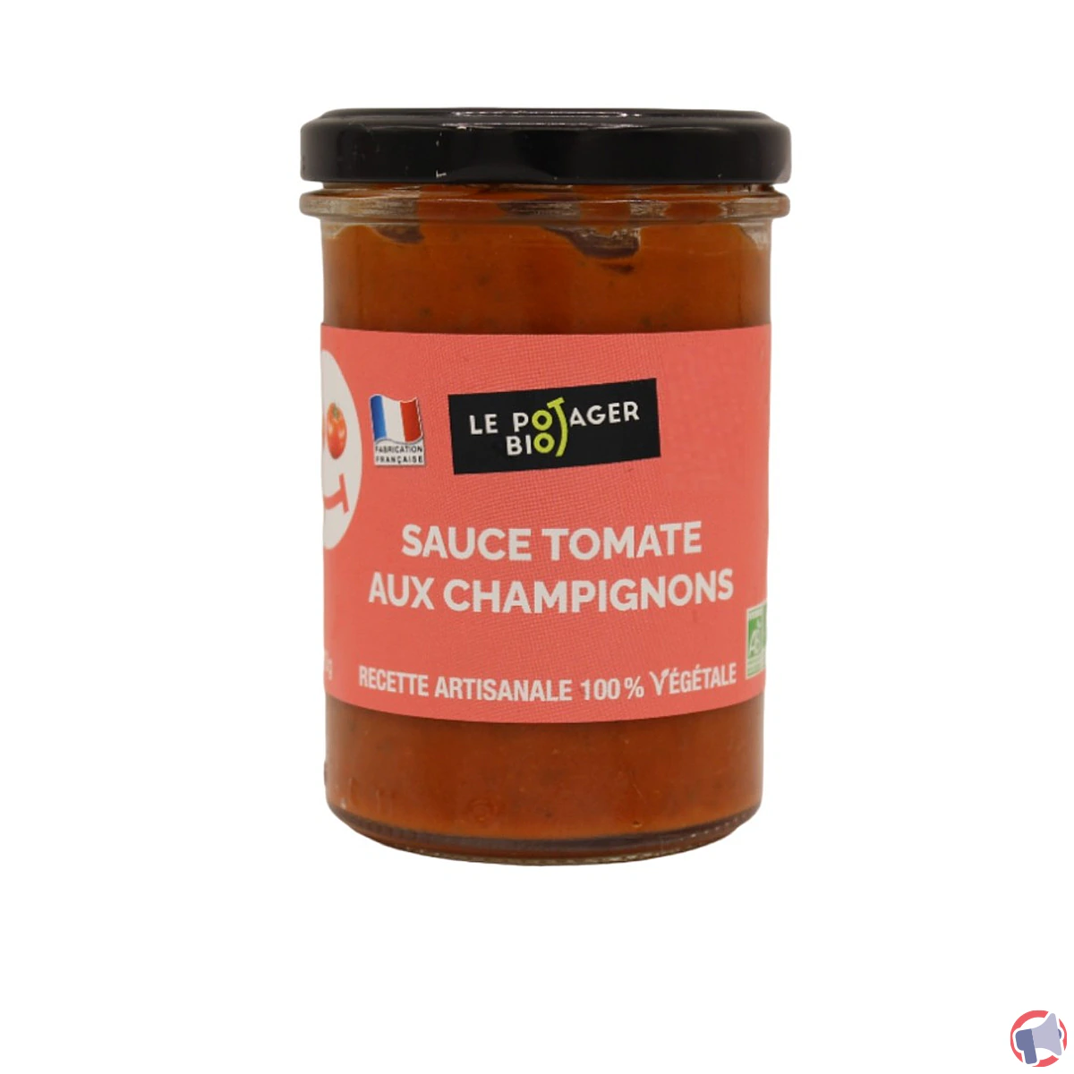 Rappel de la sauce champignon de la marque Le Potager Bio en Provence-Alpes-Côte d'Azur
