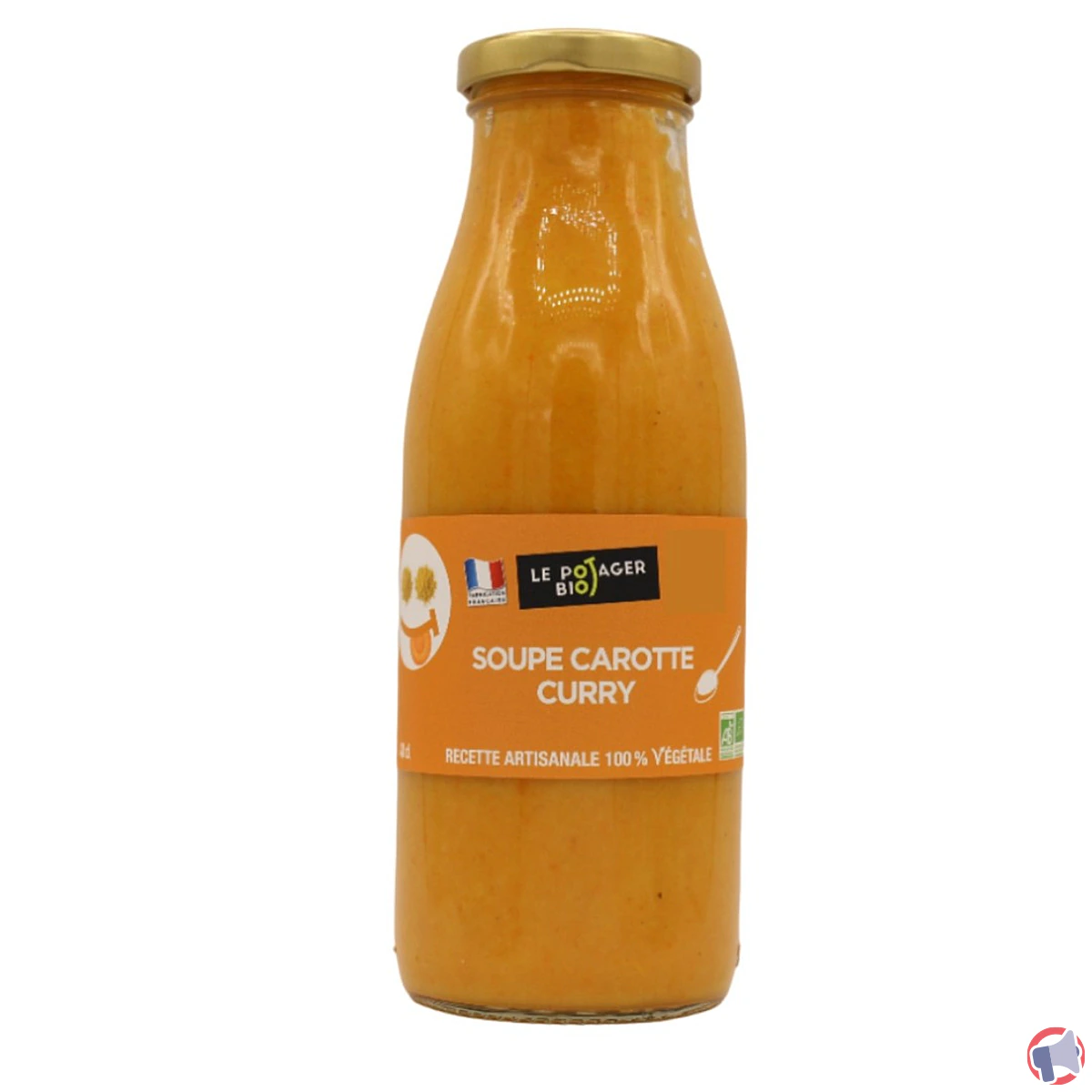 Rappel de produit : soupe carottes de la marque le potager bio