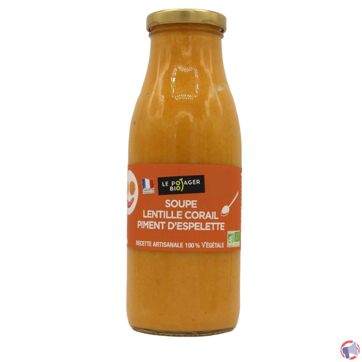 Rappel de la soupe de lentilles de la marque Le Potager Bio en Provence-Alpes-Côte d'Azur