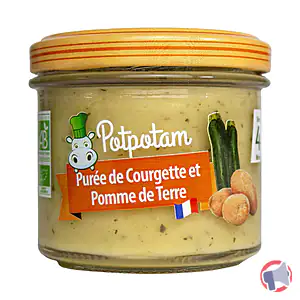 Rappel produit Purée courgette Pomme de terre bio POTPOTAM