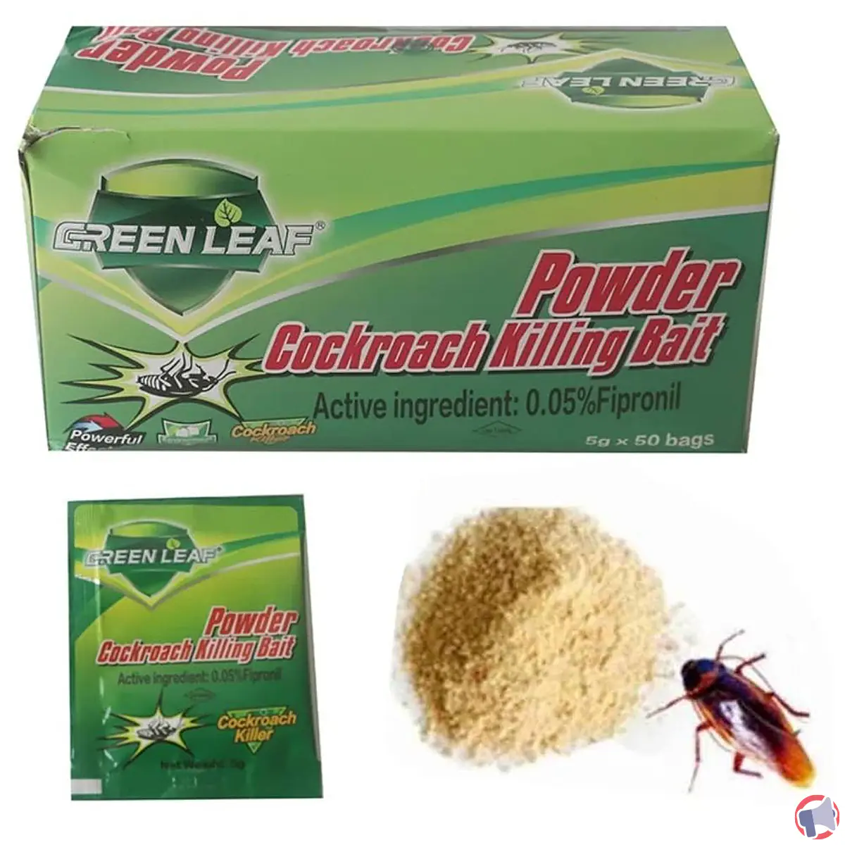 Rappel urgent : Poudre Green Leaf Anti Cafard, un insecticide dangereux retiré du marché