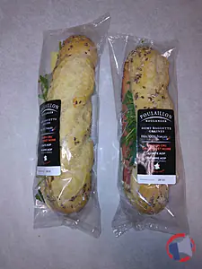 Rappel produit Sandwich baguettes graines jambon cru Forêt Noire comté Poulaillon